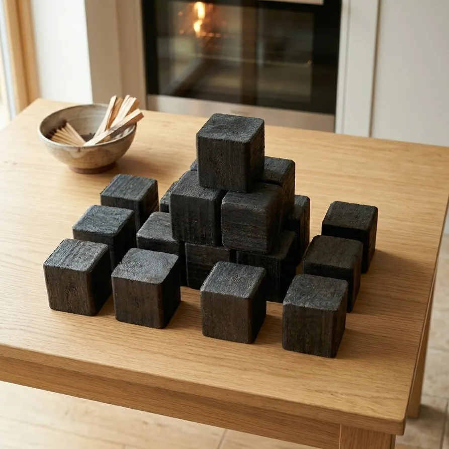 Cube briquette